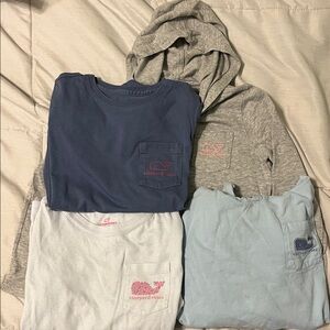 Vineyard Vines Gray Hoodie and T-Shirt Trio
